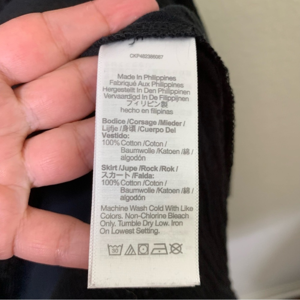 Madewell womens Knit Tank Midi Dress black L - Picture 7 of 9